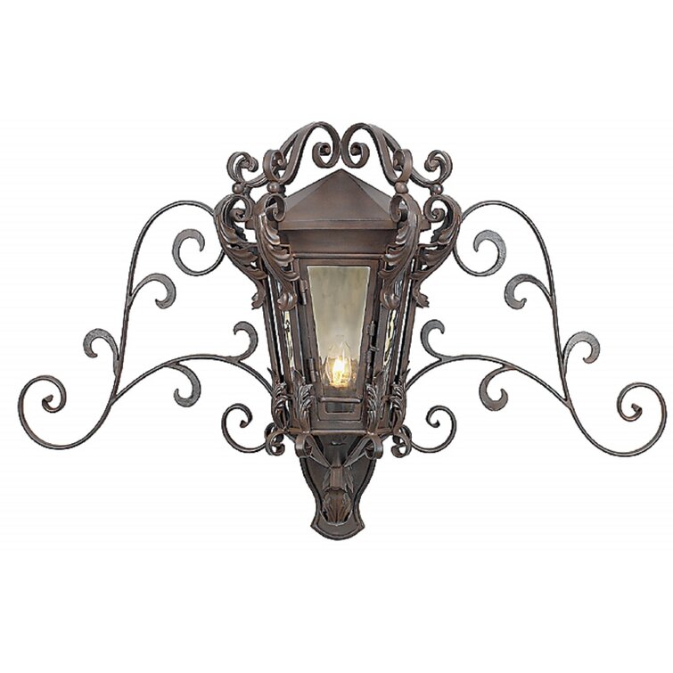 Wrought iron deals outdoor light fixtures